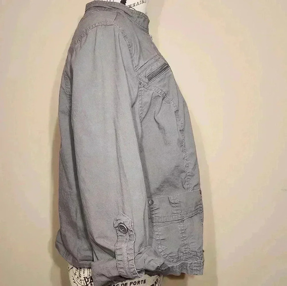 Lane Bryant military moto jacket, Size 14 - Picture 6 of 8